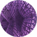 Square Patterned Purple Rug, pat1352pur