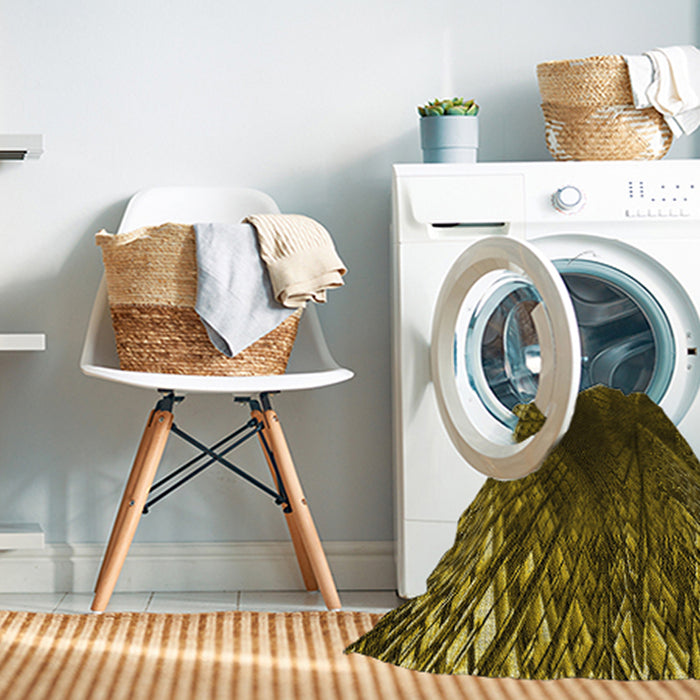 Machine Washable Transitional Night Red Rug in a Washing Machine, wshpat1352yw