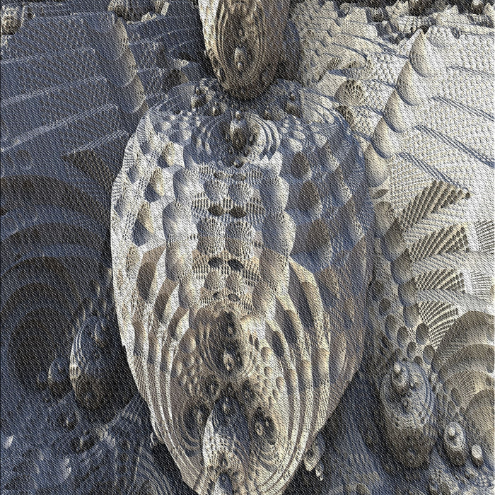 Patterned Dark Gray Novelty Rug, pat1354