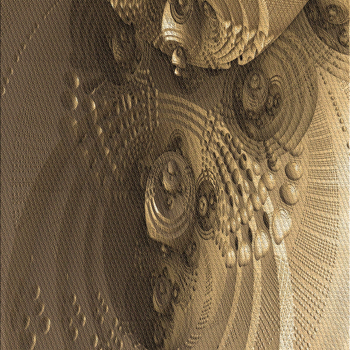 Machine Washable Transitional Bronze Brown Rug, wshpat1355brn