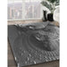 Machine Washable Transitional Black Rug in a Family Room, wshpat1355gry