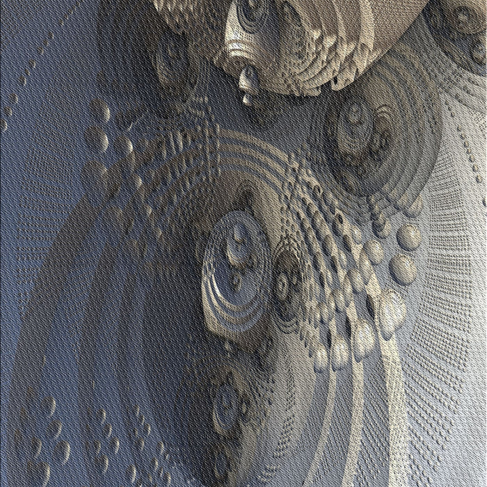 Machine Washable Transitional Dark Gray Rug, wshpat1355