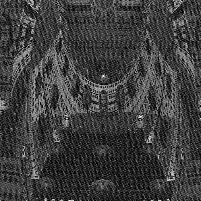 Round Patterned Carbon Gray Rug, pat1356gry