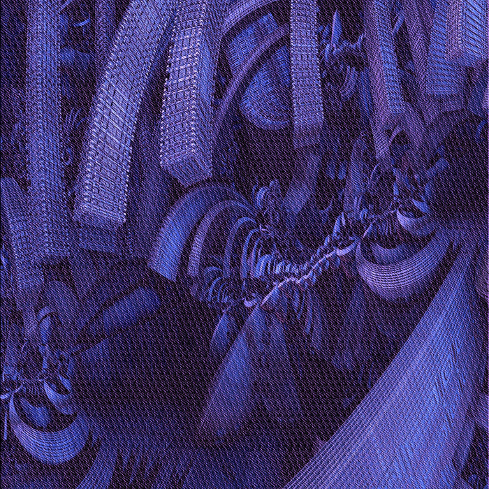 Machine Washable Transitional Midnight Blue Rug, wshpat1357pur