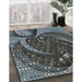 Machine Washable Transitional Silver Gray Rug in a Family Room, wshpat1358