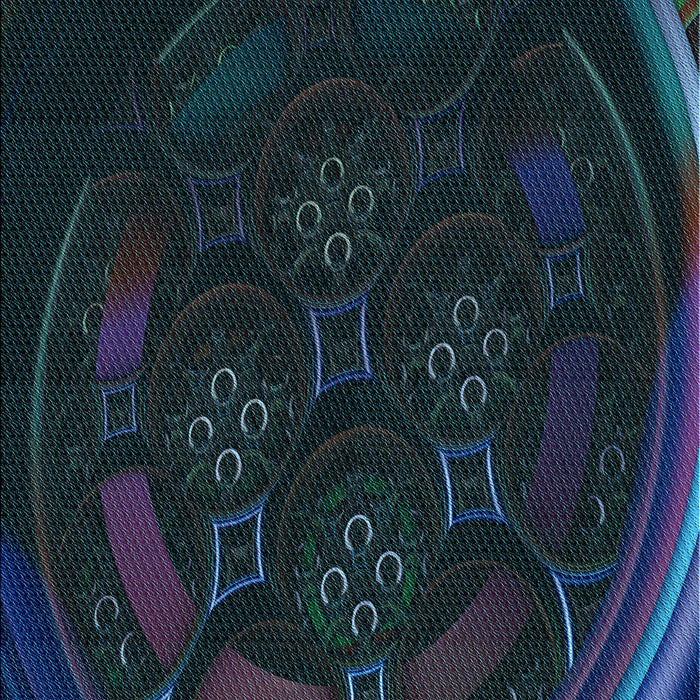 Machine Washable Transitional Blue Rug, wshpat1359lblu