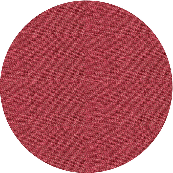 Square Patterned Red Rug, pat136brn
