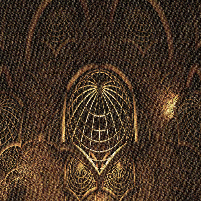 Machine Washable Transitional Saddle Brown Rug, wshpat1360brn