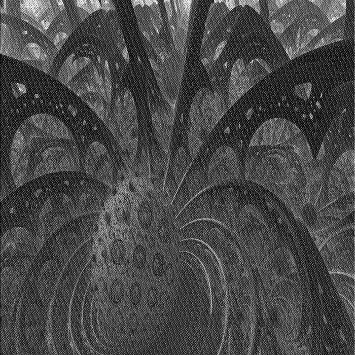 Machine Washable Transitional Charcoal Black Rug, wshpat1361gry