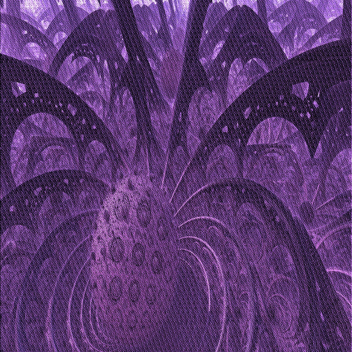 Patterned Jasmine Purple Rug, pat1361pur