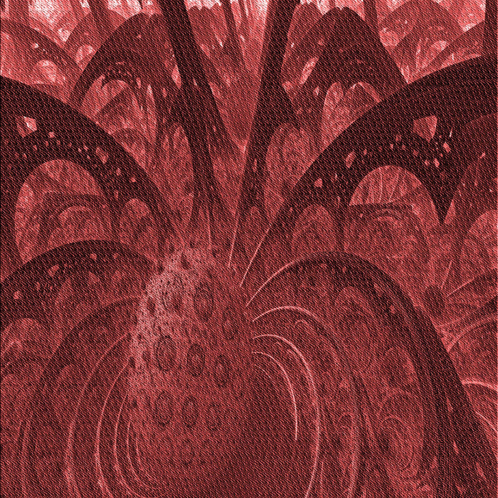 Patterned Crimson Red Rug, pat1361rd