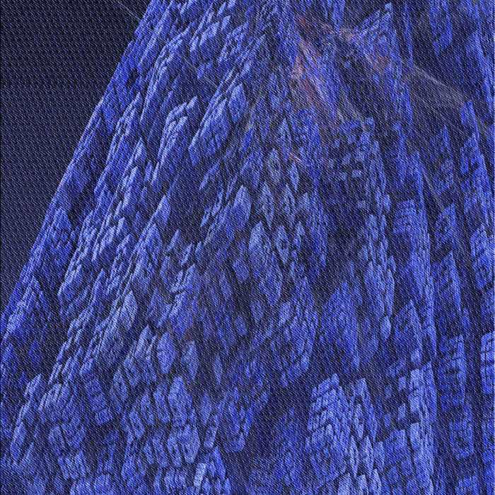 Patterned Denim Dark Blue Rug, pat1362blu