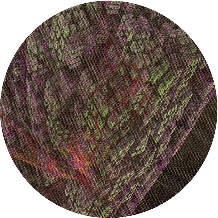 Square Patterned Red Rug, pat1362brn