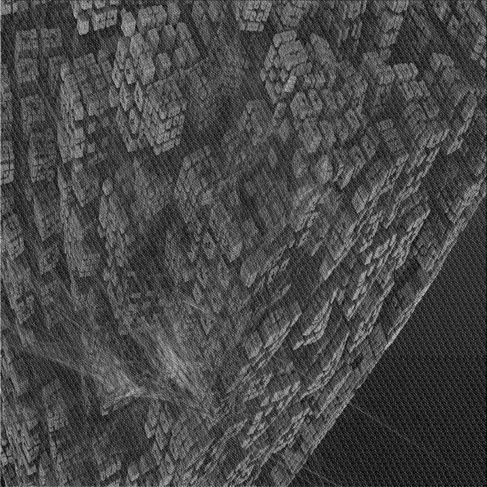 Round Patterned Charcoal Black Rug, pat1362gry