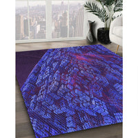 Patterned Purple Rug, pat1362pur