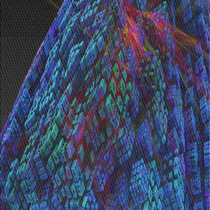 Patterned Blue Modern Rug, pat1362