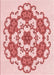 Patterned Red Rug, pat1365rd