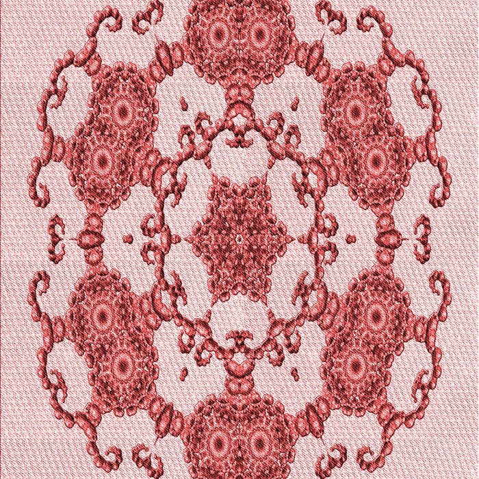 Patterned Red Rug, pat1365rd