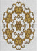 Patterned Brown Novelty Rug, pat1365