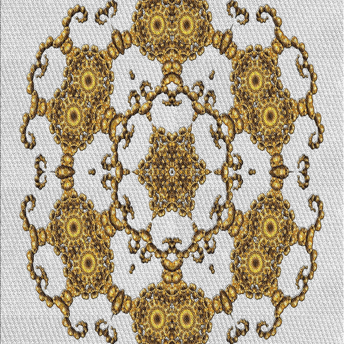 Patterned Brown Novelty Rug, pat1365