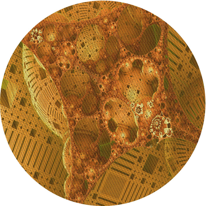 Square Machine Washable Transitional Mahogany Brown Rug in a Living Room, wshpat1366yw