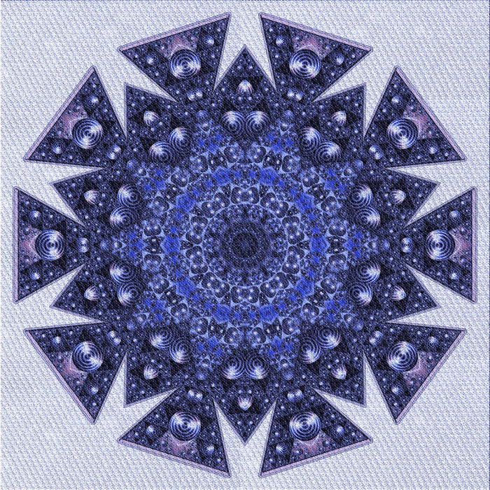 Round Machine Washable Transitional Blue Rug, wshpat1367blu