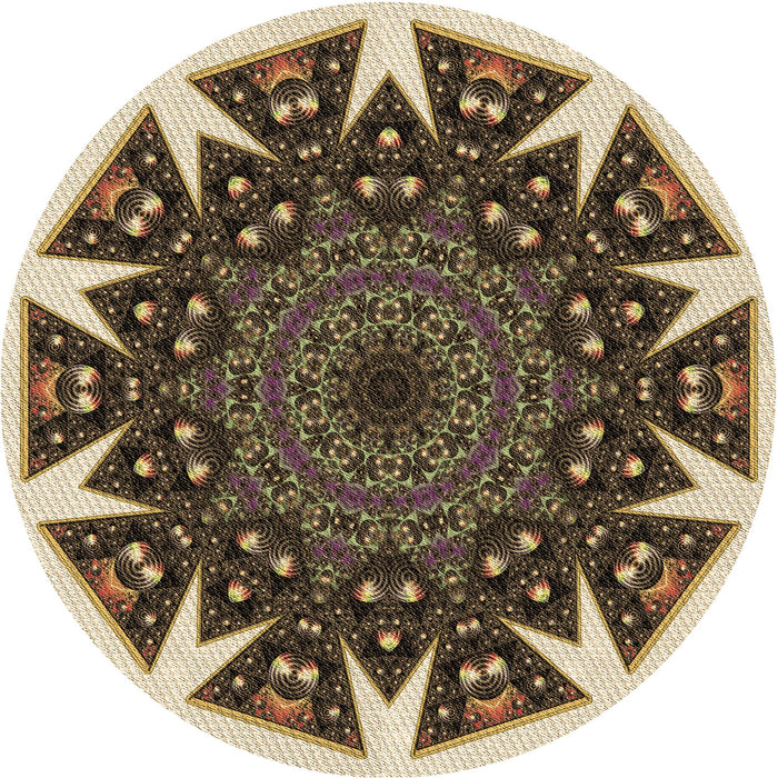 Square Machine Washable Transitional Bakers Brown Rug in a Living Room, wshpat1367brn