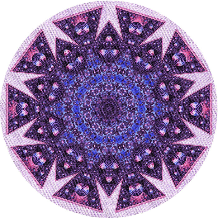 Square Machine Washable Transitional Mauve Purple Rug in a Living Room, wshpat1367pur