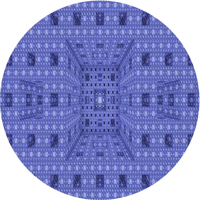 Square Machine Washable Transitional Sky Blue Rug in a Living Room, wshpat1368blu