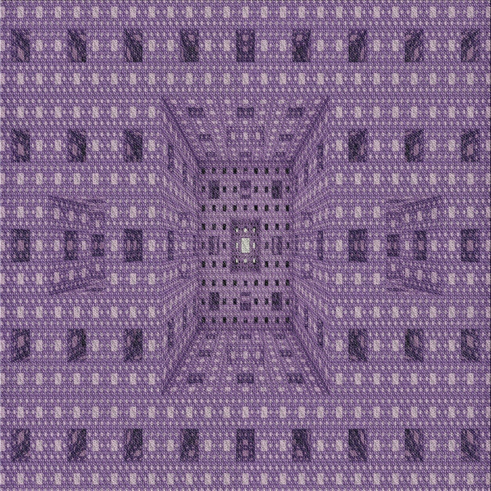 Sideview of Machine Washable Transitional Purple Rug, wshpat1368