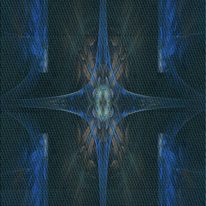 Patterned Blue Rug, pat1369lblu