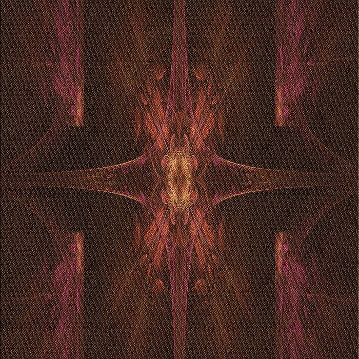 Patterned Red Brown Rug, pat1369org