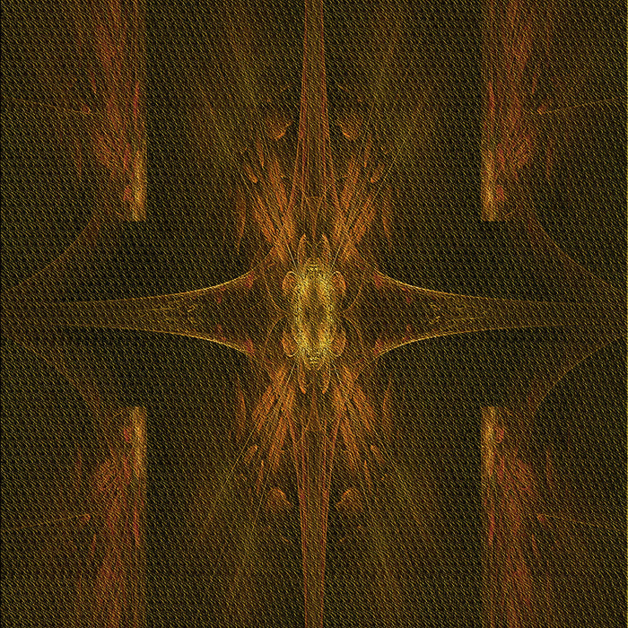 Patterned Dark Bronze Brown Rug, pat1369yw