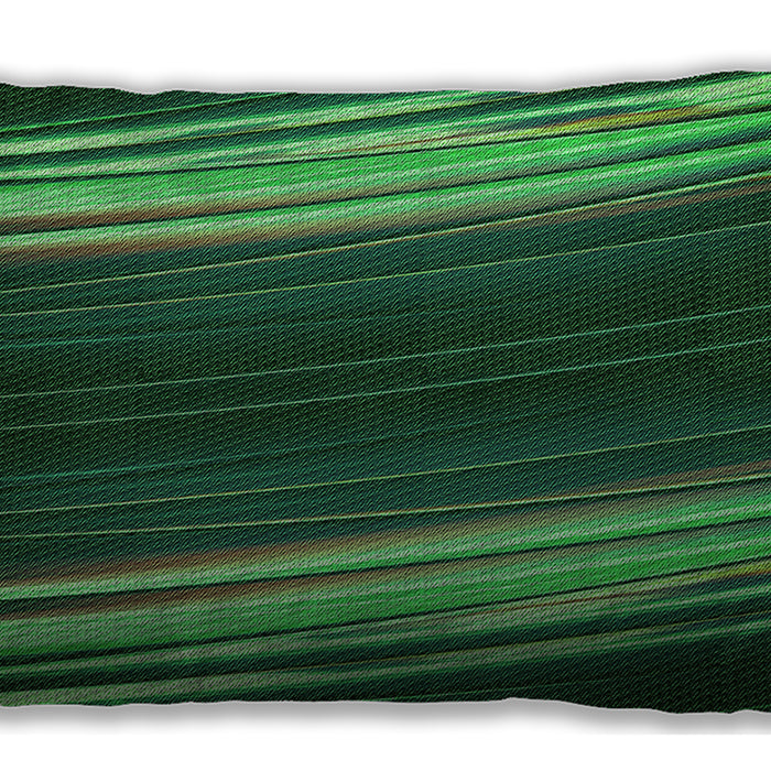 Patterned Rectangular Dark Forest Green Lumbar Throw Pillow, 13 inch by 19 inch, lbpat137grn