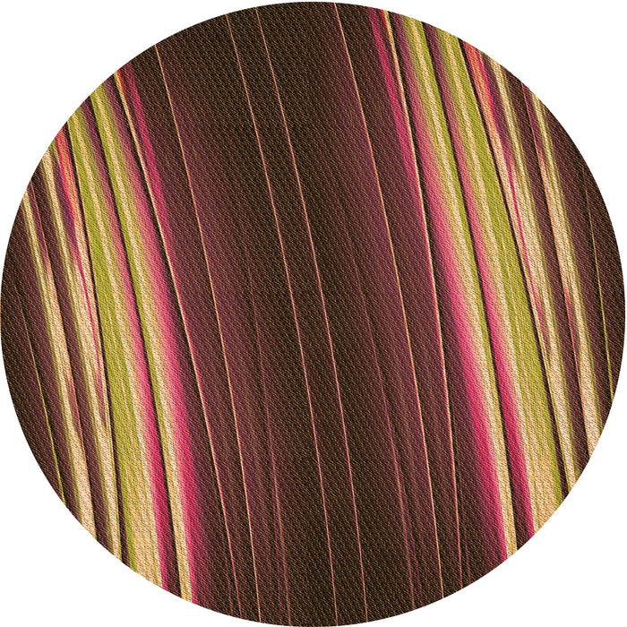 Square Patterned Vermilion Red Rug, pat137org