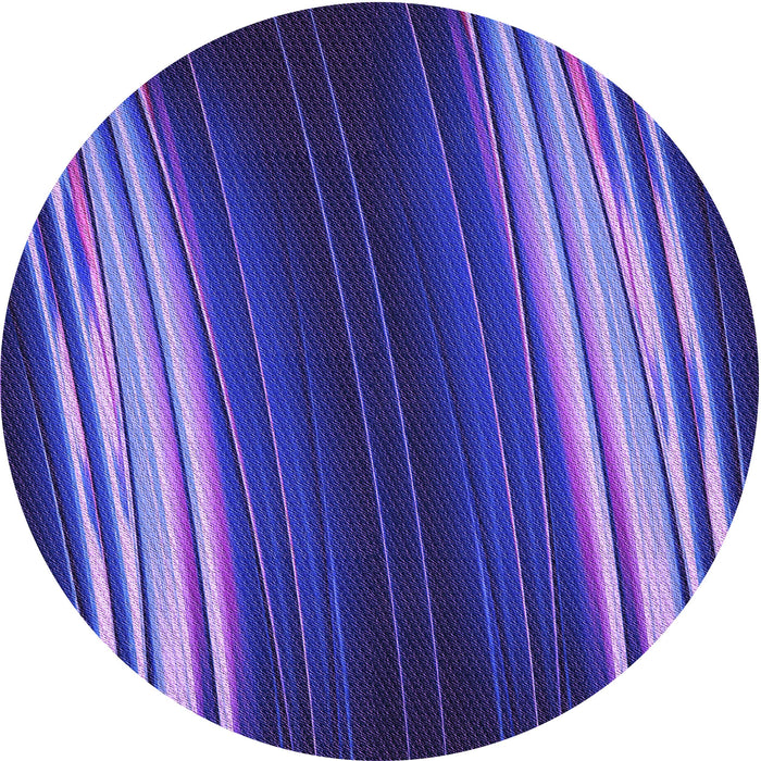 Square Patterned Medium Slate Blue Rug, pat137pur