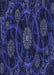 Patterned Night Blue Rug, pat1370blu