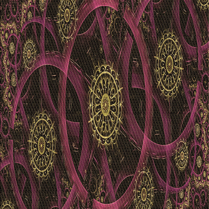 Patterned Chocolate Brown Rug, pat1370brn