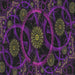 Sideview of Machine Washable Transitional Purple Rug, wshpat1370