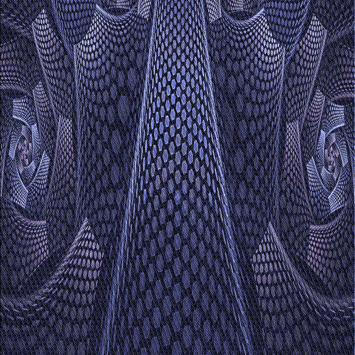 Machine Washable Transitional Deep Periwinkle Purple Rug, wshpat1371blu