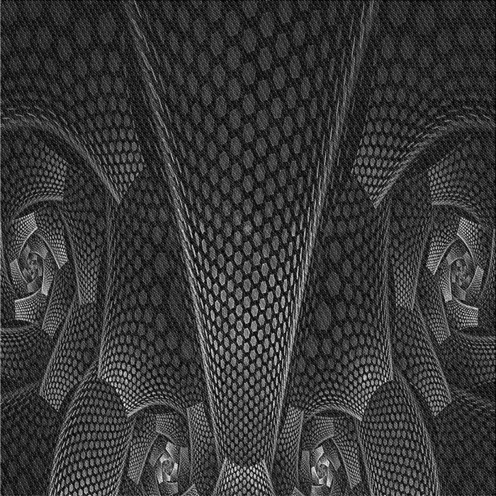 Round Machine Washable Transitional Midnight Gray Rug, wshpat1371gry