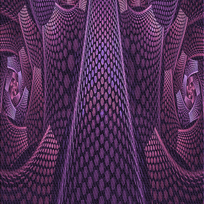 Machine Washable Transitional Deep Purple Rug, wshpat1371pur