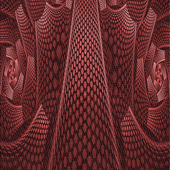 Machine Washable Transitional Red Rug, wshpat1371rd