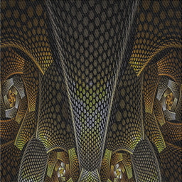 Sideview of Machine Washable Transitional Brown Rug, wshpat1371