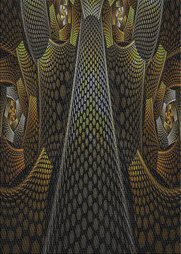 Machine Washable Transitional Brown Rug, wshpat1371