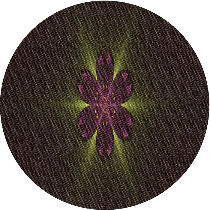 Square Machine Washable Transitional Dark Brown Rug in a Living Room, wshpat1372brn