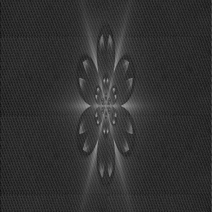 Patterned Midnight Gray Rug, pat1372gry