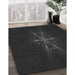 Machine Washable Transitional Midnight Gray Rug in a Family Room, wshpat1372gry