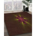 Machine Washable Transitional Red Brown Rug in a Family Room, wshpat1372org