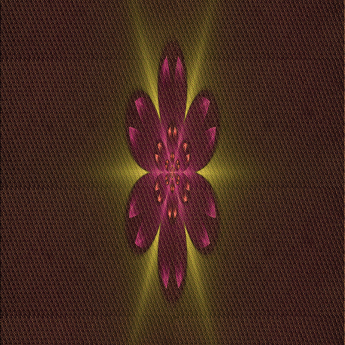 Patterned Red Brown Rug, pat1372org